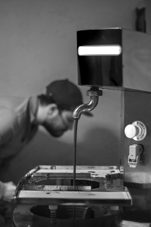 ruvido process production