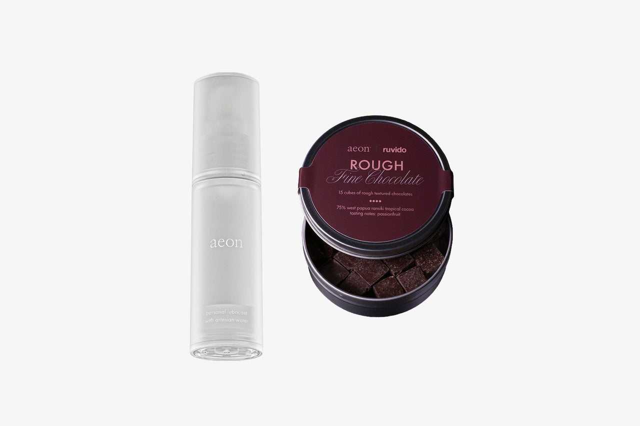 For the Lovers - ruvido chocolate meets aeon lube